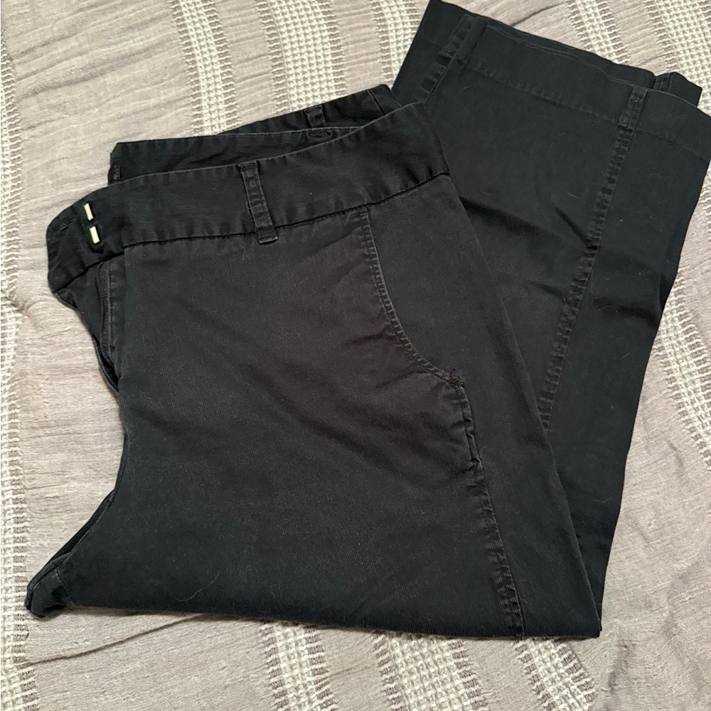 Black dress capris